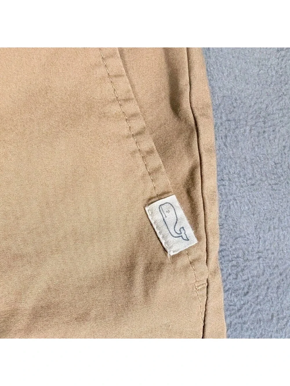 Vineyard Vines Boys M 12 14 Khaki Pull On Chino Shorts Preppy Coastal Casual